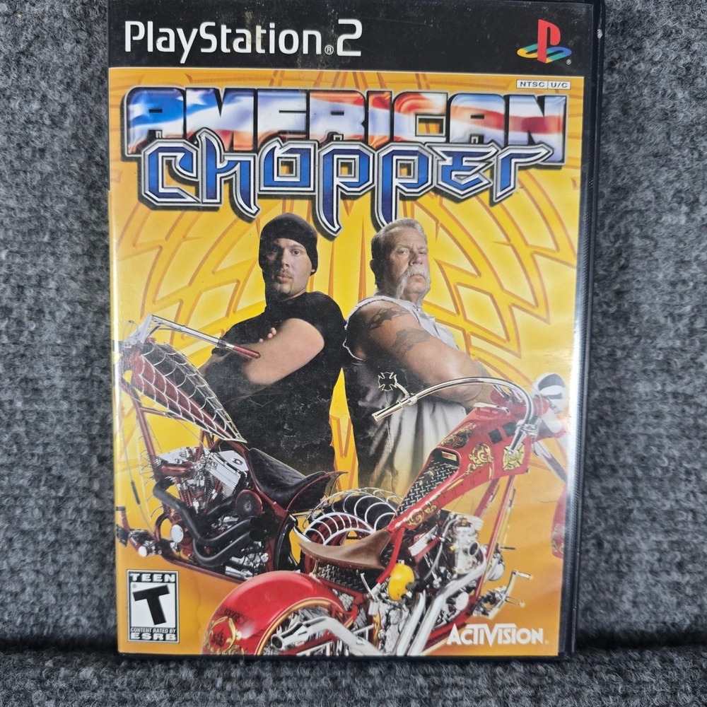American Chopper Video Game for PlayStation‎ 2 PS2 Activision Teen Rated